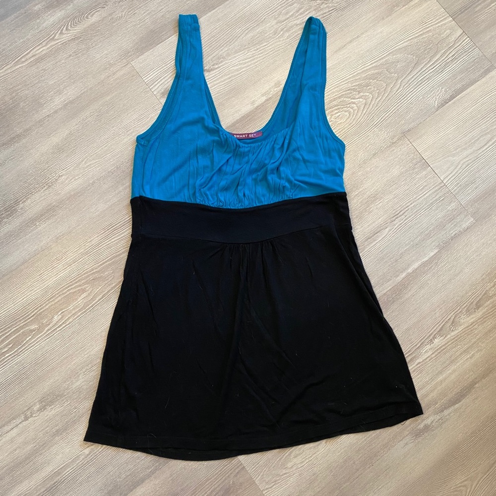 Smart set baby doll tank top size small